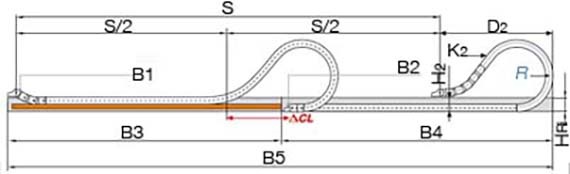 technical drawing igus e-chain p4